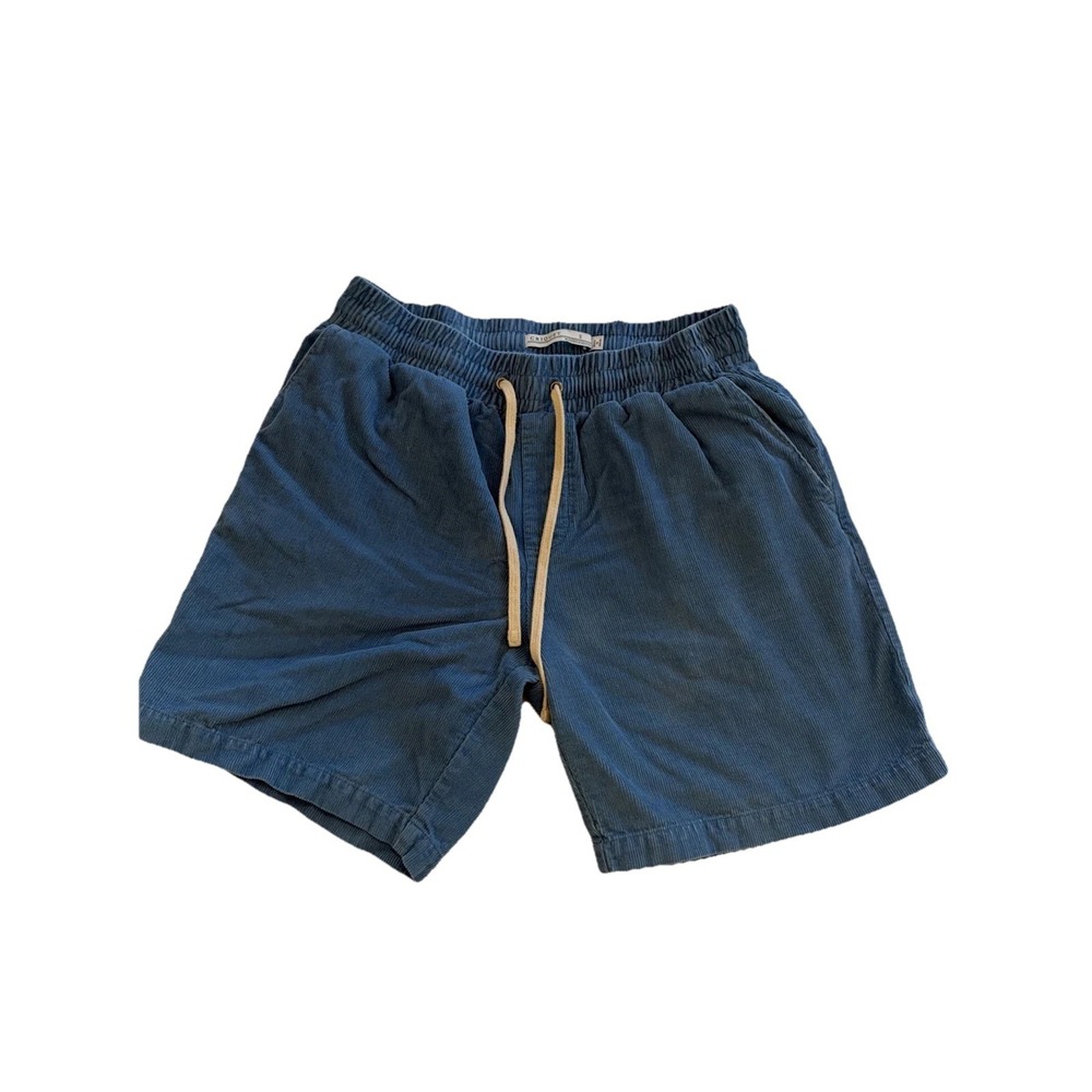 Croquet Women's Shorts Size Small Blue‎ Corduroy
